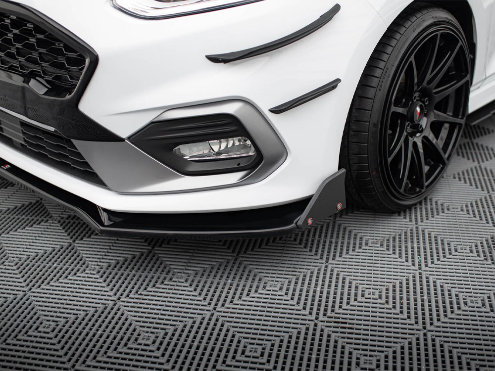 Front Splitter V.4 + Flaps Ford Fiesta ST / ST-Line Mk8 - 5 