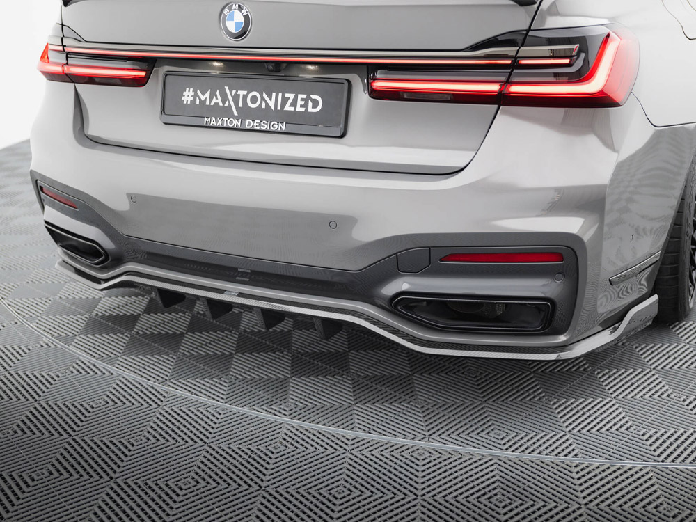 Carbon Fiber Rear Splitter BMW 7 M-Pack G11 Facelift - 3 