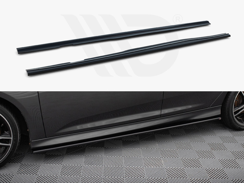 Side Skirts Diffusers Ford Focus ST / ST-Line Mk 3 / Mk 3 FL Hatchback ...