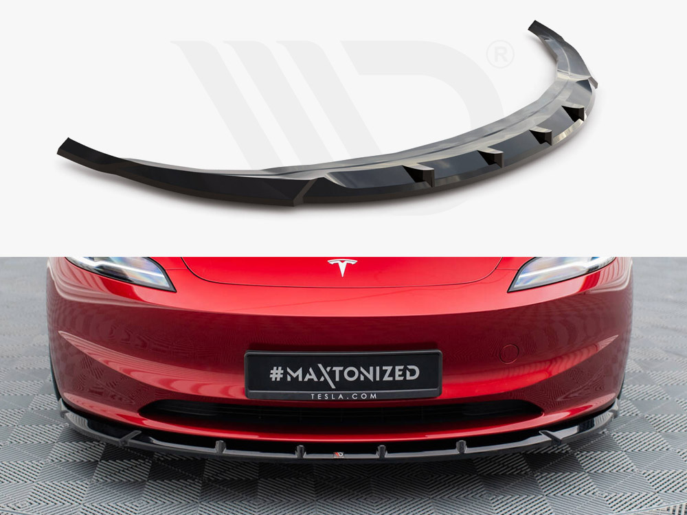 Front Splitter V.2 Tesla Model 3 FL Project Highland - 1 