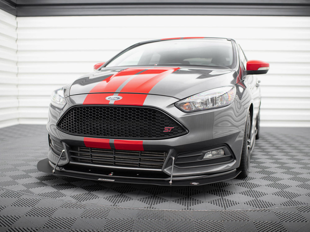 Hybrid Front Splitter V.1 Ford Focus ST Mk3 FL - 2 