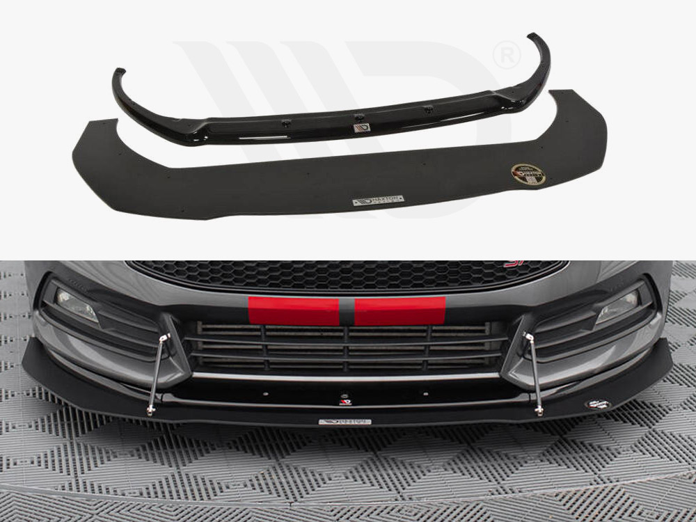 Hybrid Front Splitter V.1 Ford Focus ST Mk3 FL - 1 