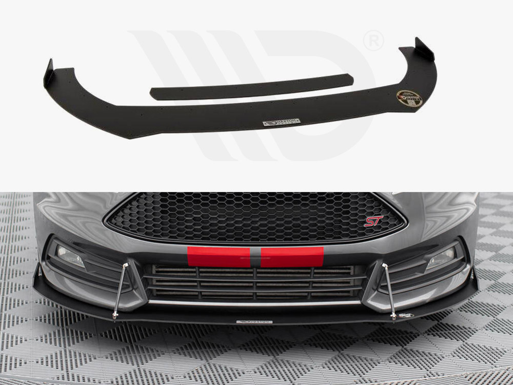 Racing Front Splitter V.2 Ford Focus ST Mk3 FL - 1 