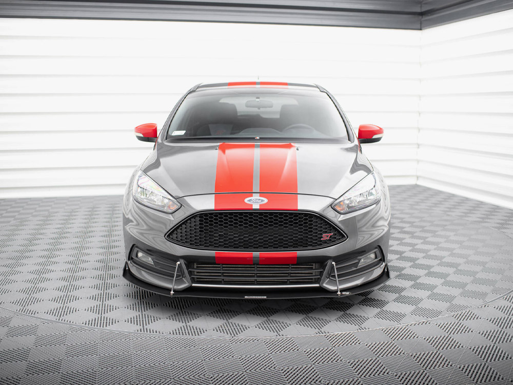 Racing Front Splitter V.2 Ford Focus ST Mk3 FL - 3 