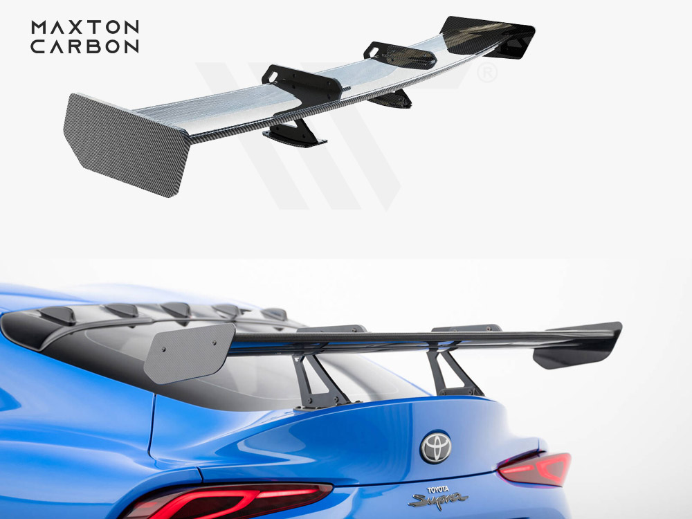 Carbon Spoiler With Upper Swan Mounting Toyota Supra Mk 5 - Maxton ...