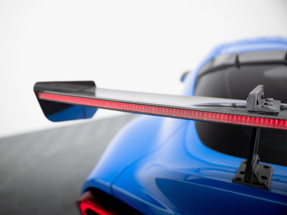 Carbon Spoiler With Upper Swan Mounting + LED Toyota Supra Mk5 - 14 