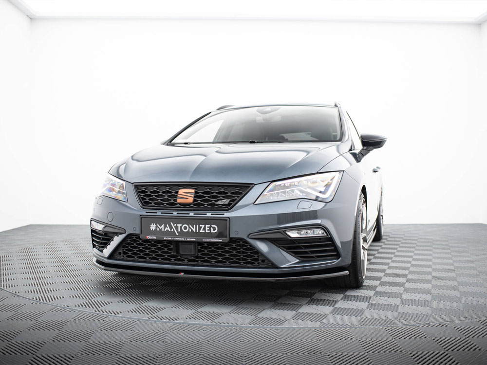 Front Splitter V.1 Seat Leon Cupra / FR Mk3 FL - 2 