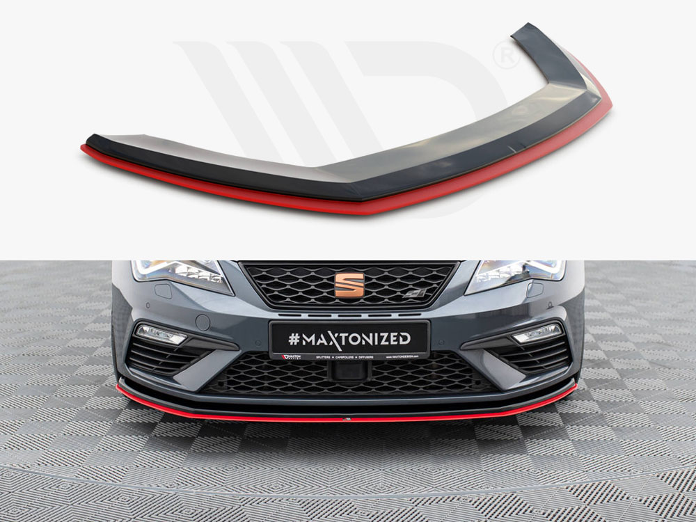 Front Splitter V.3 Seat Leon Cupra / FR Mk3 FL - 1 