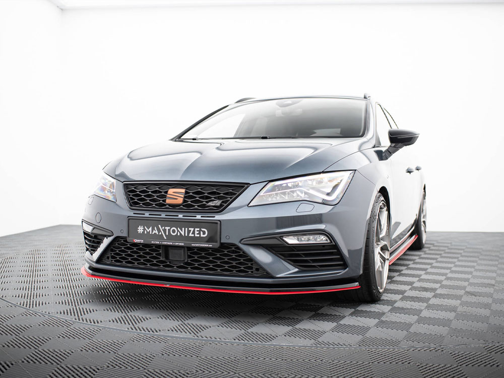 Front Splitter V.3 Seat Leon Cupra / FR Mk3 FL - 2 