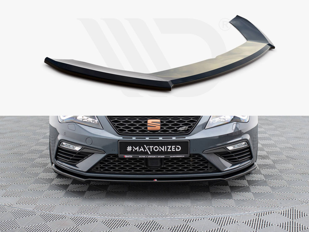 Front Splitter V.4 Seat Leon Cupra / FR Mk3 FL - 1 