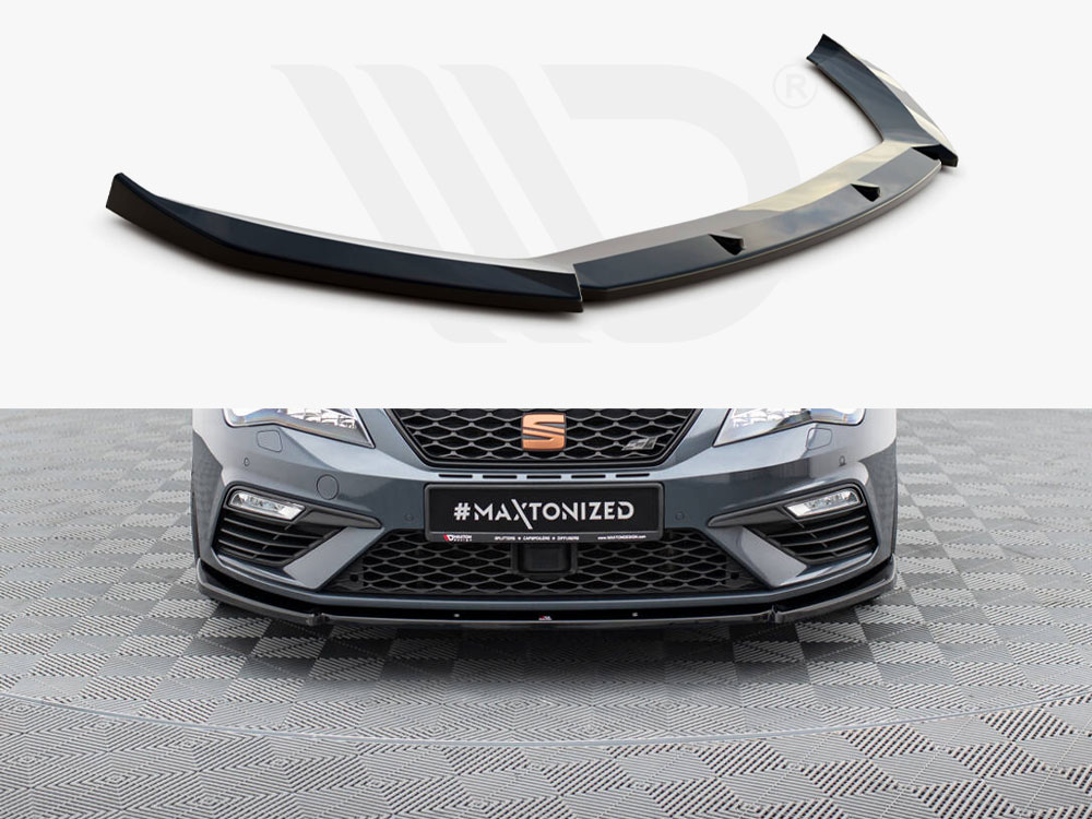 Front Splitter V.6 Seat Leon Cupra / FR Mk3 FL - 1 