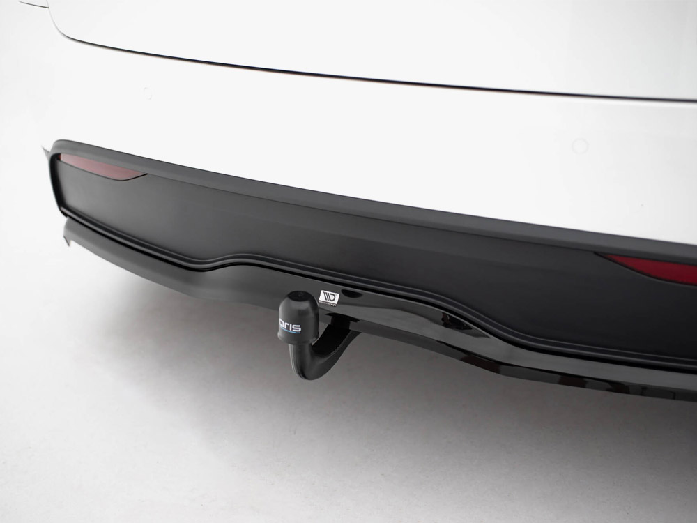 Rear Splitter (Vertical Bars) V.2 Tesla Model X Mk1 Facelift - 8 