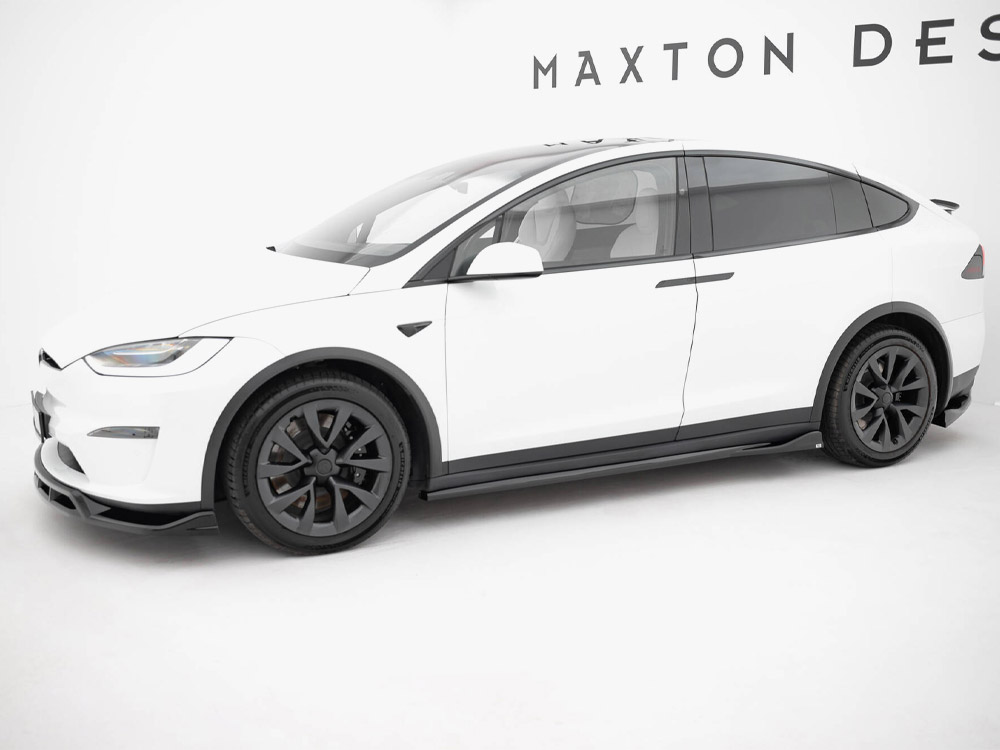 Side Skirts Diffusers V.2 Tesla Model X Mk1 Facelift - 2 