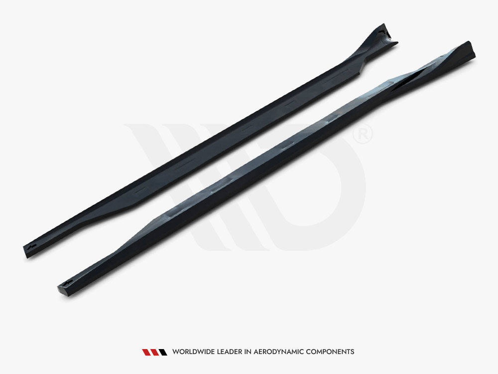 Side Skirts Diffusers V.2 Tesla Model X Mk1 Facelift - 5 