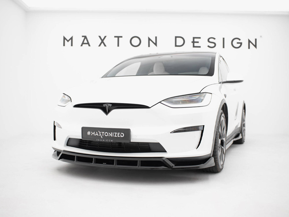 Front Splitter V.3 Tesla Model X Mk1 Facelift - 2 