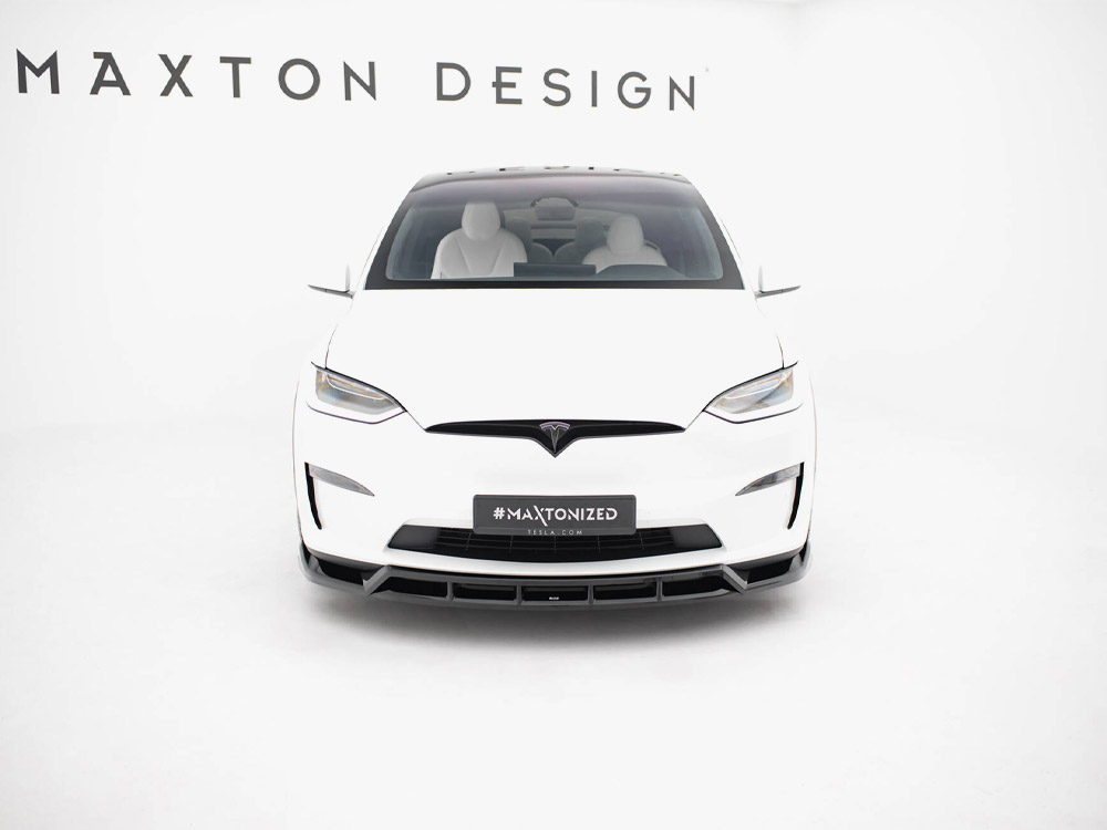 Front Splitter V.3 Tesla Model X Mk1 Facelift - 3 