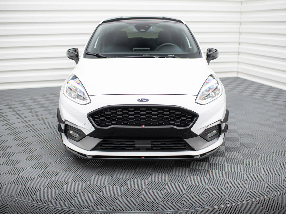 Front Splitter V.3 Ford Fiesta Mk8 ST / ST-Line - Carbon Look - 3 