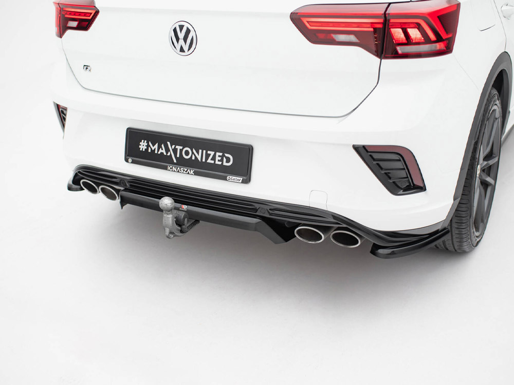 Central Rear Splitter (Vertical Bars) Volkswagen T-Roc R Mk1 - 5 