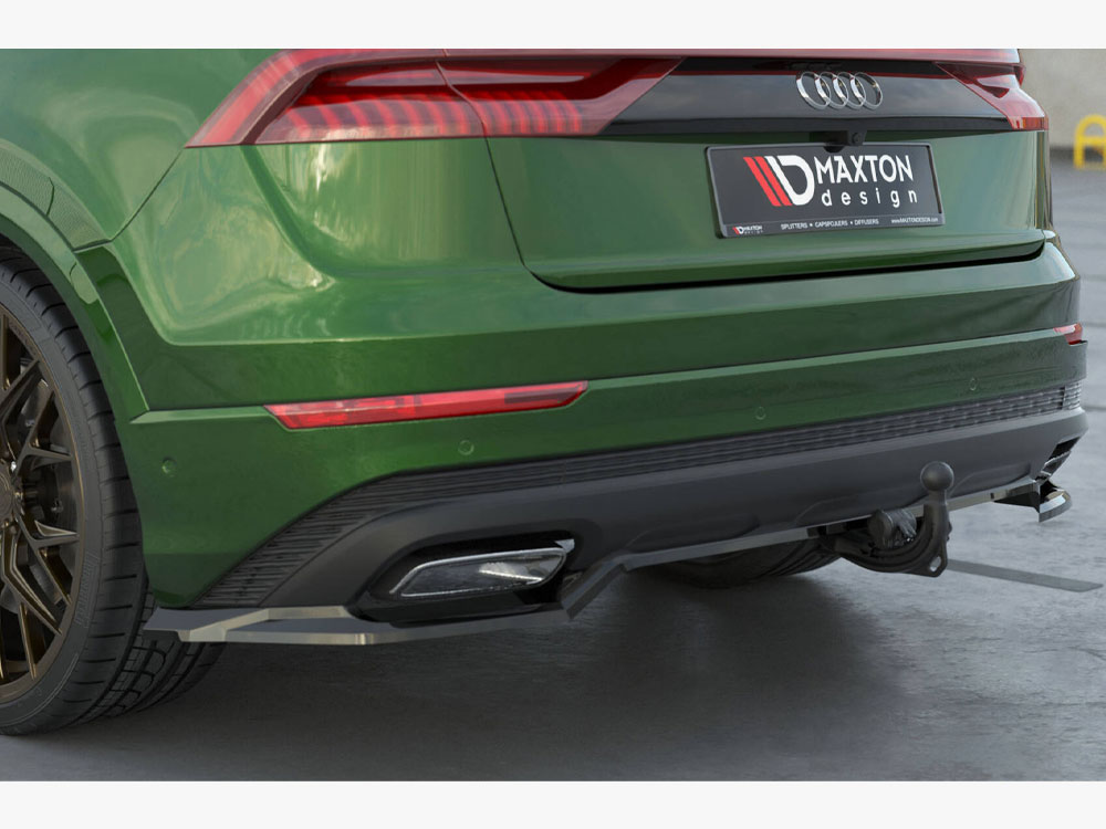 Rear Splitter (Vertical Bars) Audi Q8 Mk1 Facelift - 4 