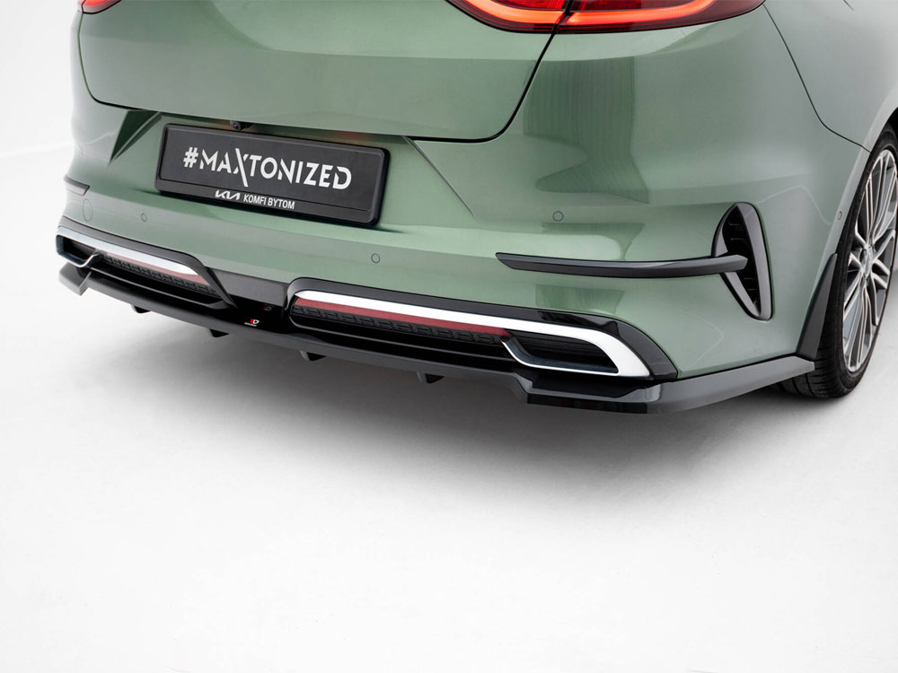 Rear Splitter (Vertical Bars) Kia Proceed GT-Line Mk1 Facelift - 3 