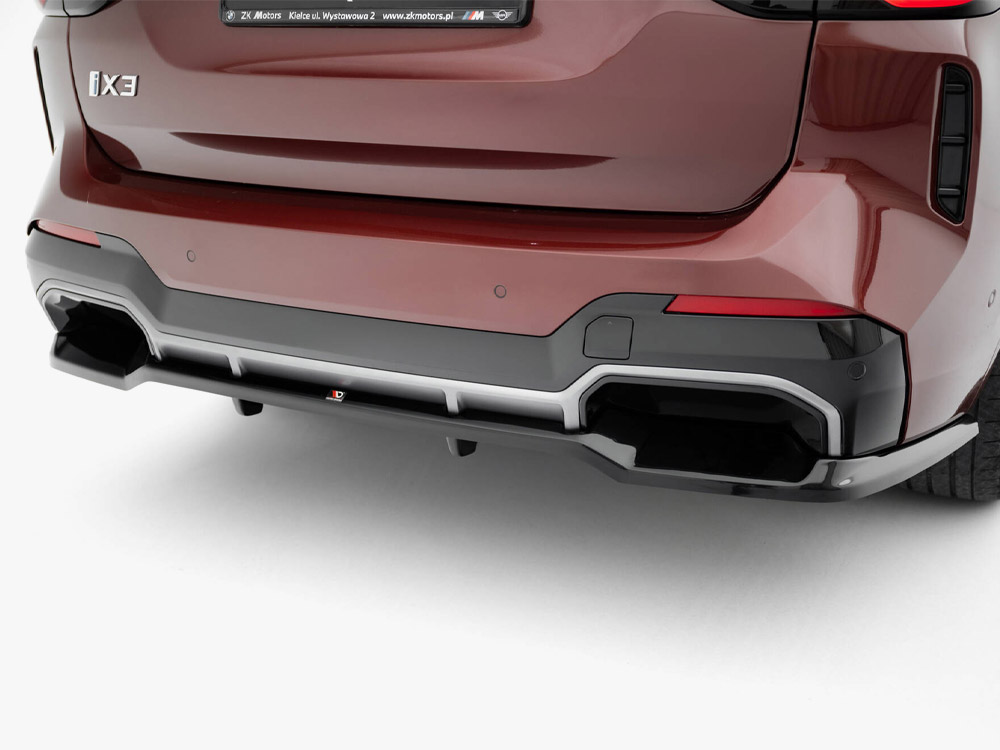 Rear Splitter (Vertical Bars) BMW iX3 M-Pack G08 Facelift - 3 