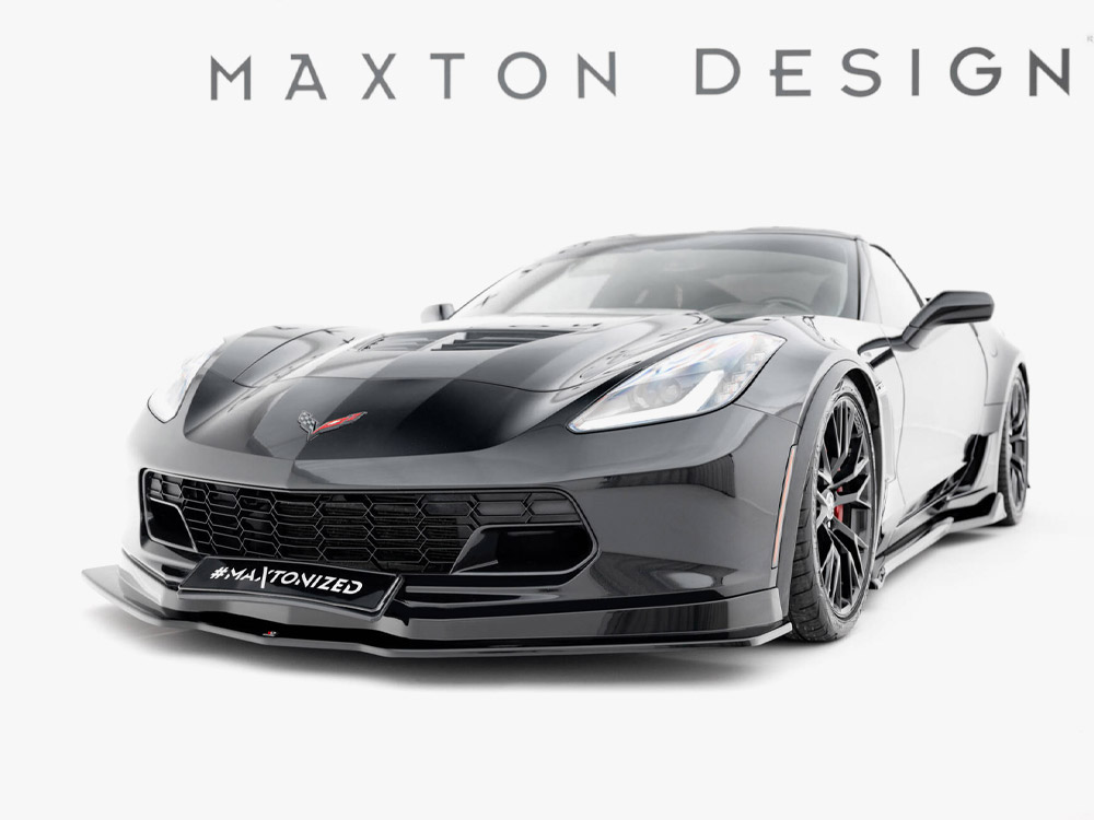 Front Splitter V.1 Chevrolet Corvette C7 - 2 