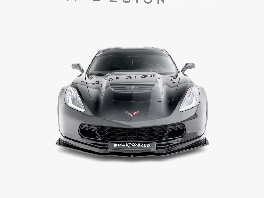 Front Splitter V.1 Chevrolet Corvette C7 - 3 