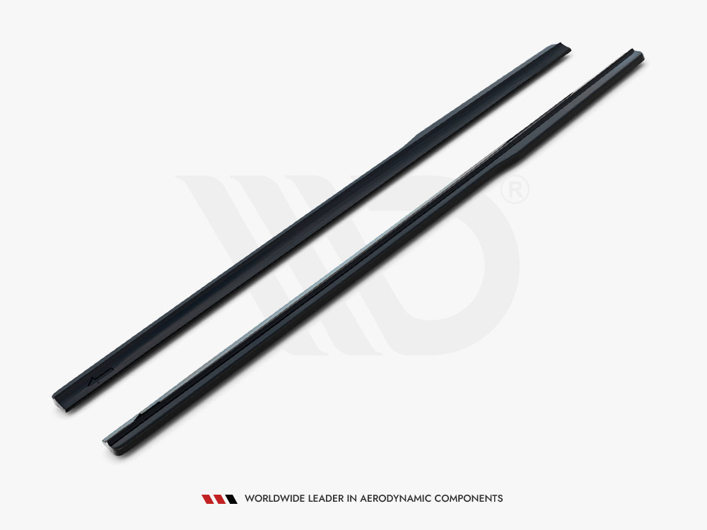 Side Skirts Diffusers V.1 Audi TT S / TT S-Line 8J Facelift - Carbon Look - 5 