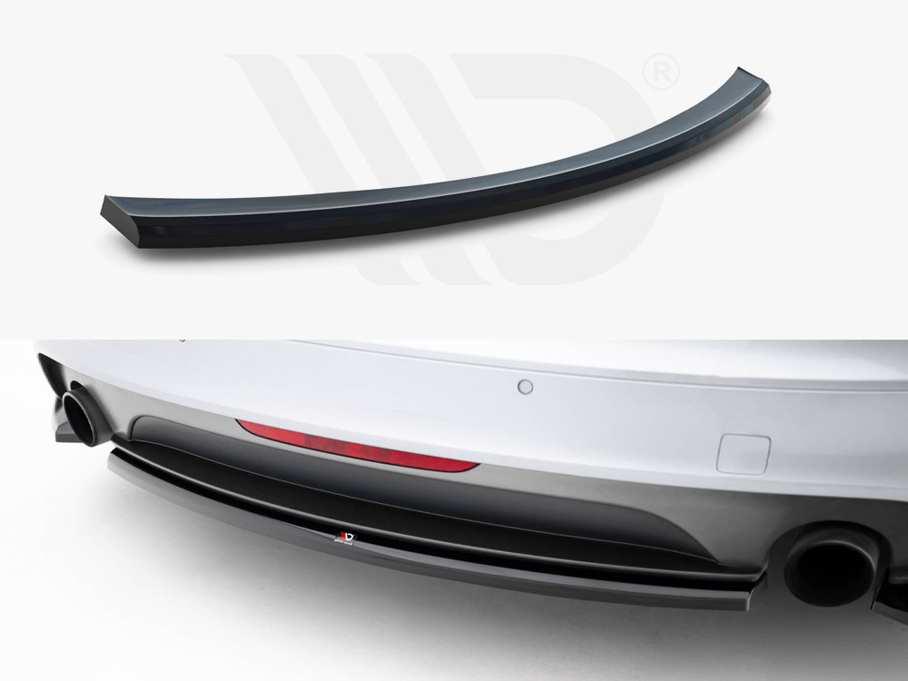 Central Rear Splitter Audi TT S-Line 8J Facelift - 1 