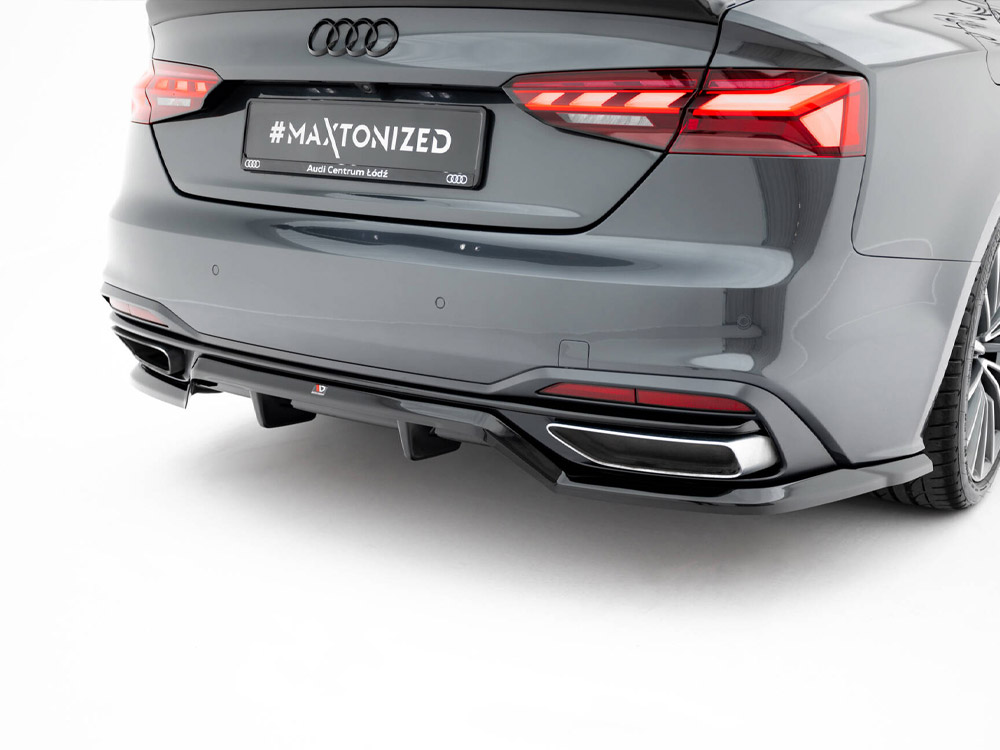 Rear Splitter (Vertical Bars) Audi A5 F5 Facelift - 3 