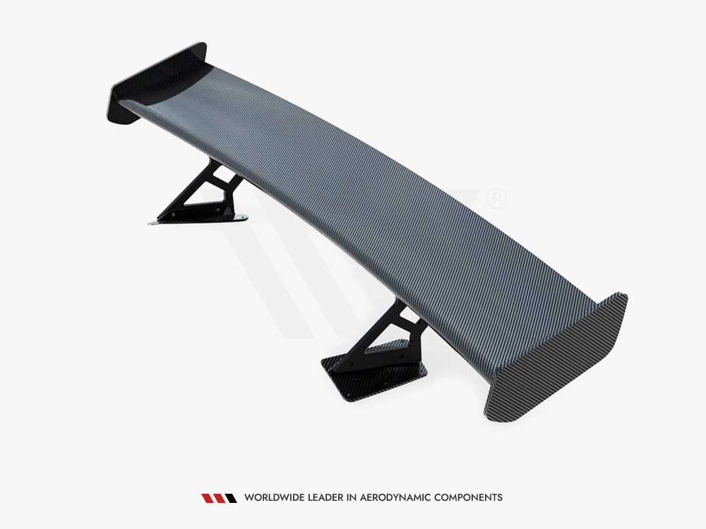 Carbon Spoiler With Internal Brackets Uprights + LED Chevrolet Corvette Stingray / Grand Sport C7 - 13 