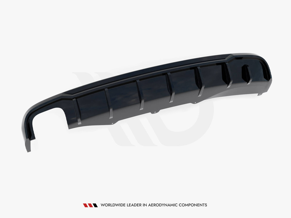 Rear Valance Audi A4 B8 (Single side dual exhaust version) - 5 