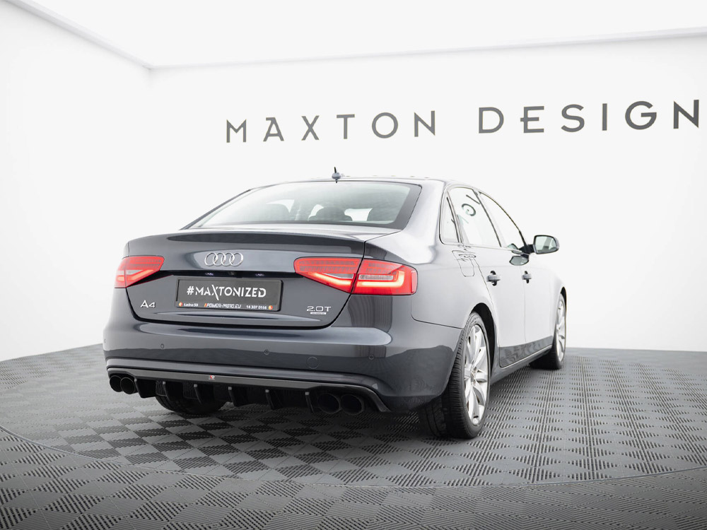 Rear Valance Audi A4 B8 Facelift (Version with dual exhausts on both sides) - 2 