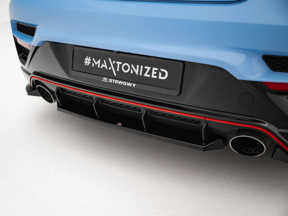 Central Rear Splitter Hyundai Veloster N Mk2 - 4 