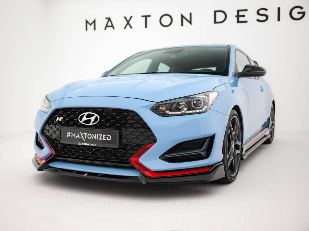 Front Splitter V.2 Hyundai Veloster N Mk2 - 2 