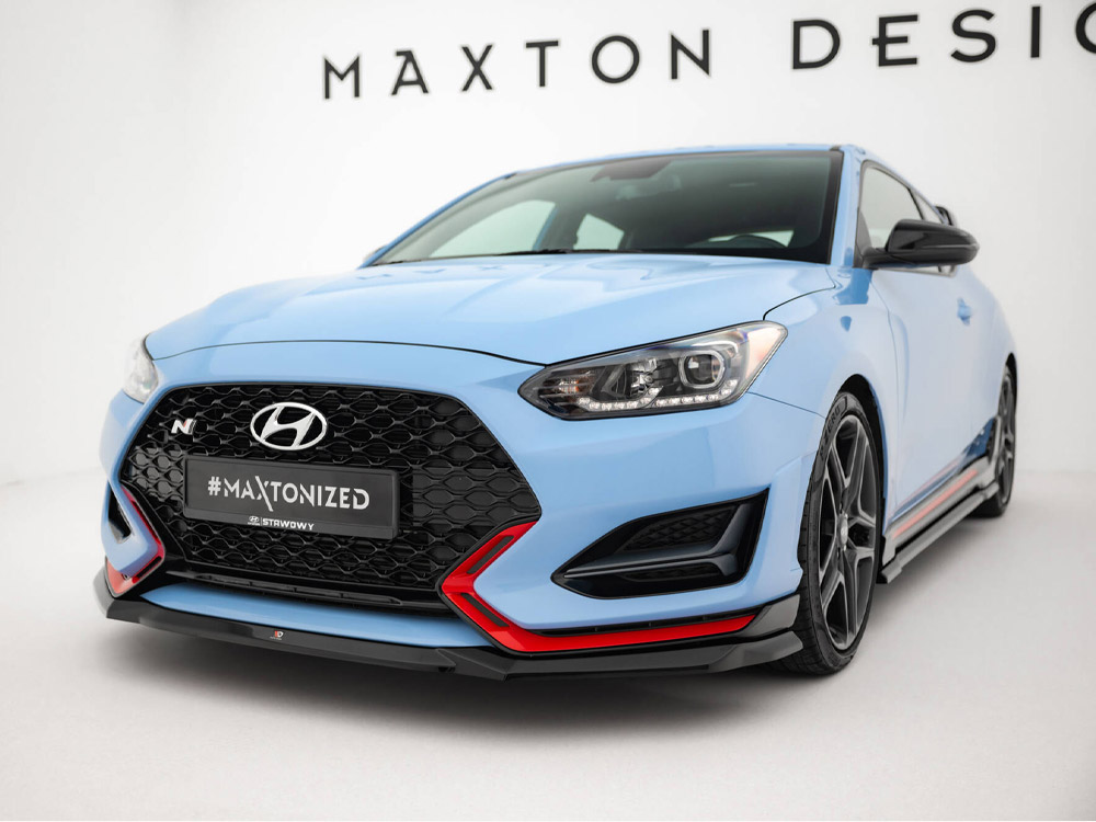 Front Splitter V.1 Hyundai Veloster N Mk2 - 2 