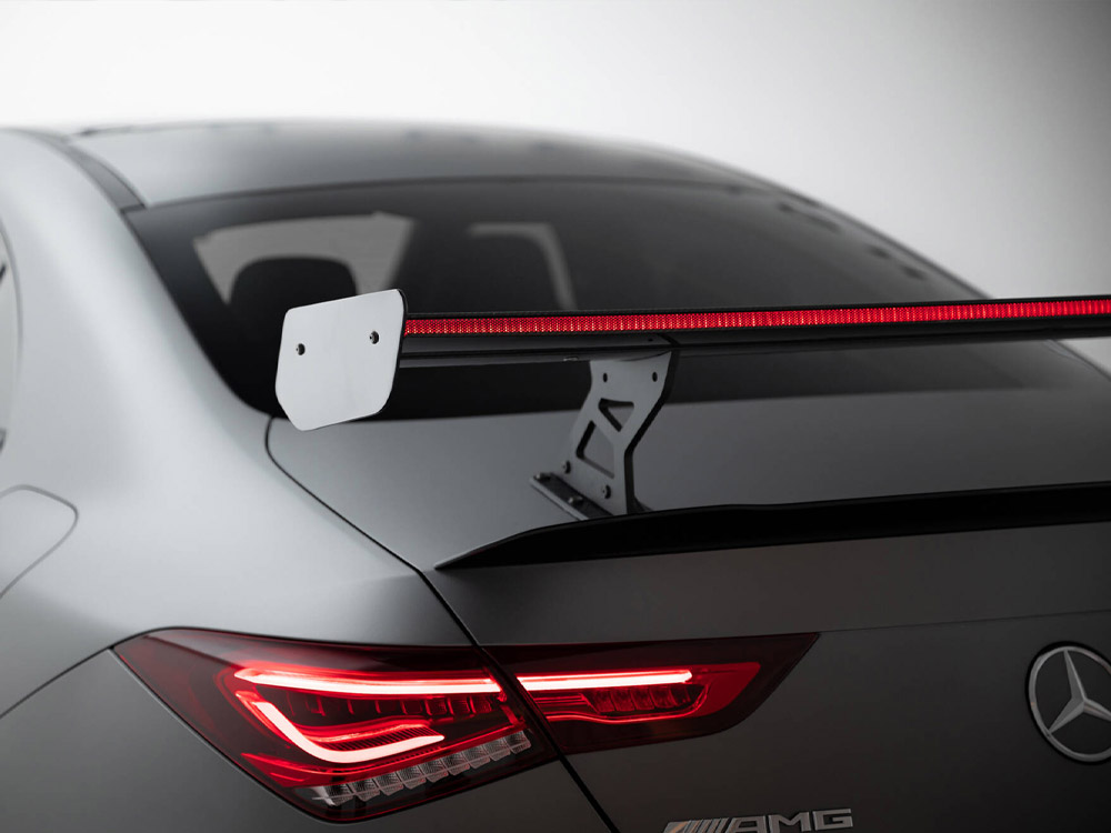 Carbon Spoiler With Internal Brackets Uprights + LED Mercedes-Benz CLA Coupe C118 - 5 