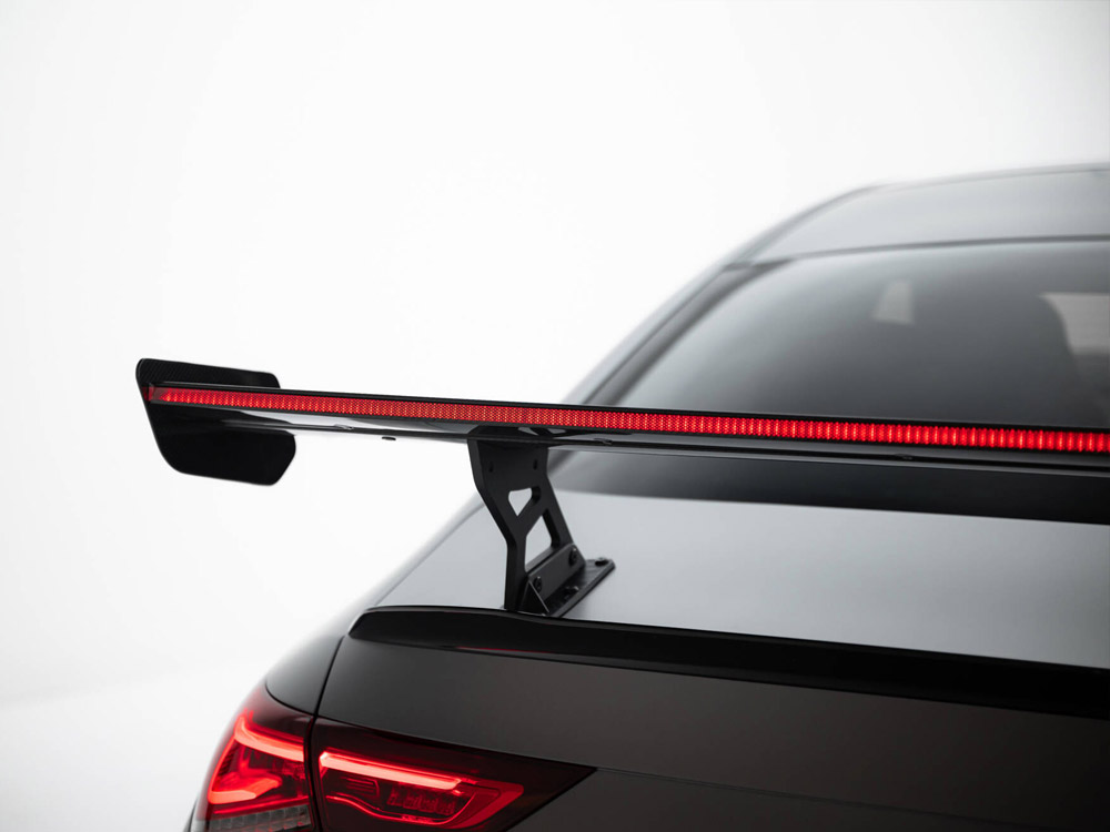 Carbon Spoiler With Internal Brackets Uprights + LED Mercedes-Benz CLA Coupe C118 - 6 