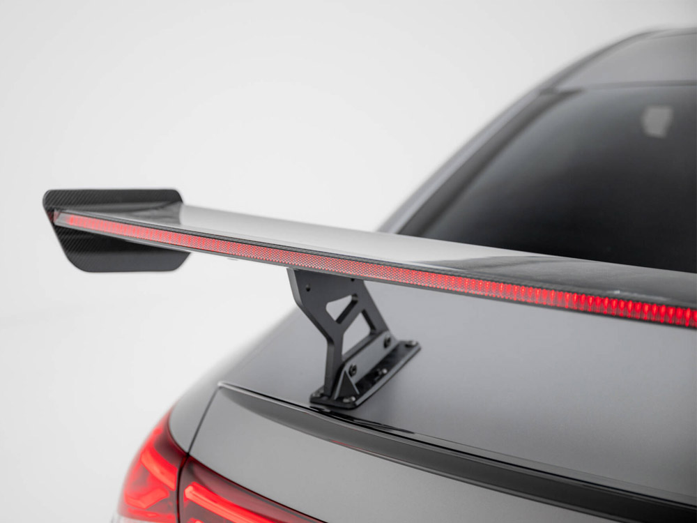 Carbon Spoiler With Internal Brackets Uprights + LED Mercedes-Benz CLA Coupe C118 - 9 