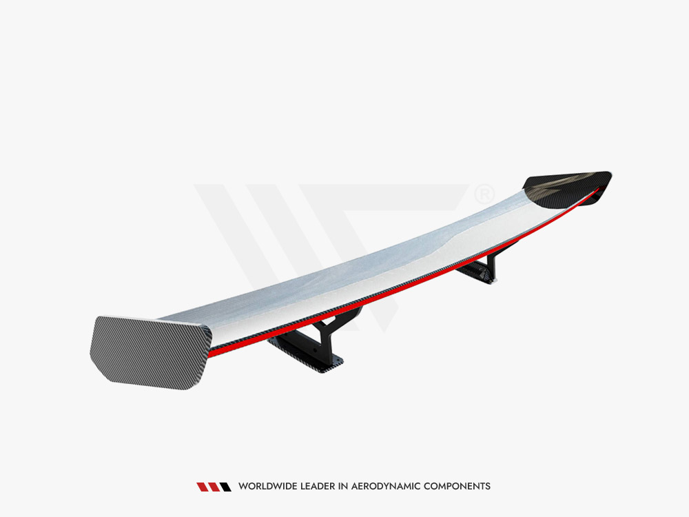 Carbon Spoiler With Internal Brackets Uprights + LED Mercedes-Benz CLA Coupe C118 - 12 