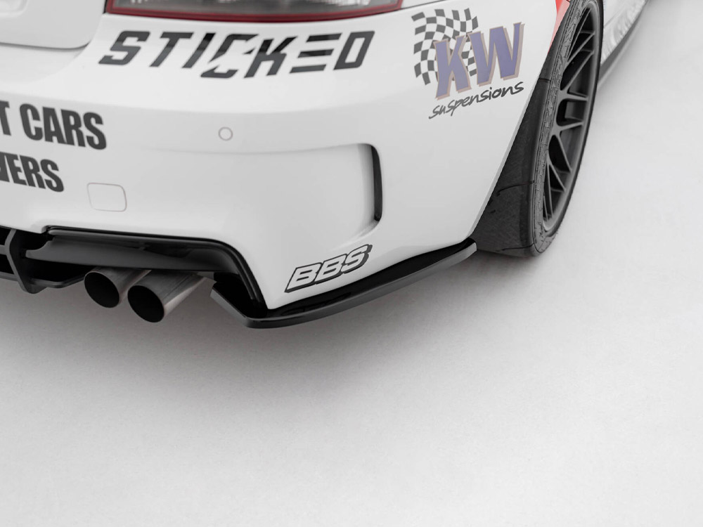 Rear Side Splitters BMW 1 M Coupe E82 - 3 