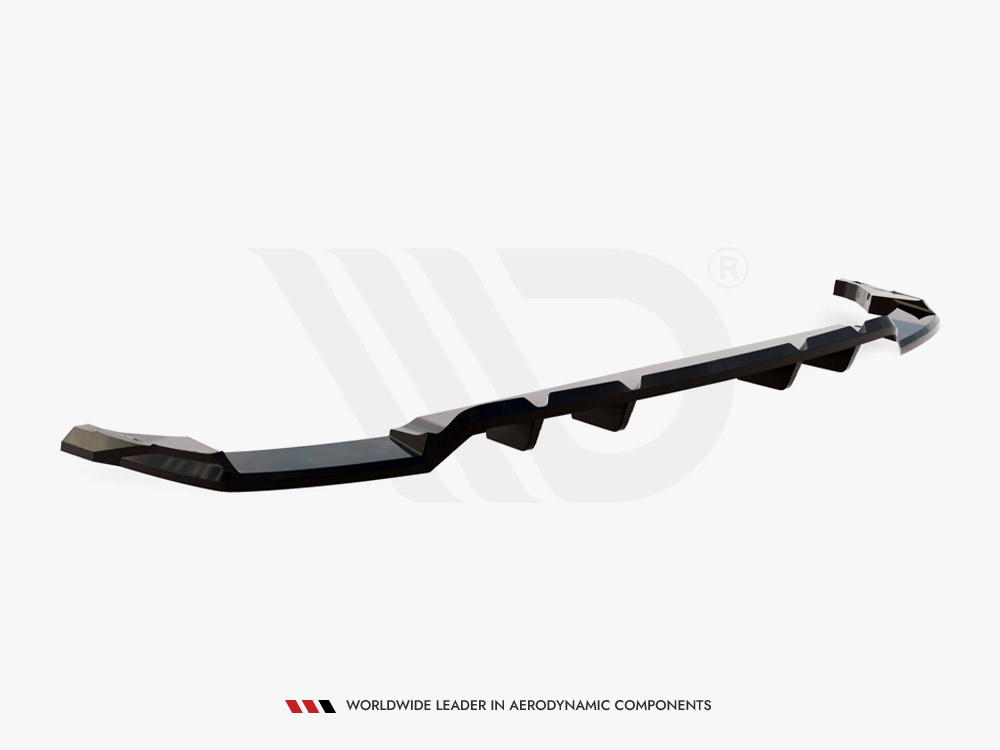 Rear Splitter (Vertical Bars) V.2 Audi SQ8 / Q8 S-Line Mk1 Facelift - 9 