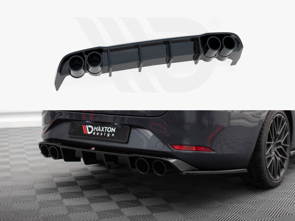 Rear Valance + Exhaust Ends Imitation Seat Leon ST FR Mk4 - 1 