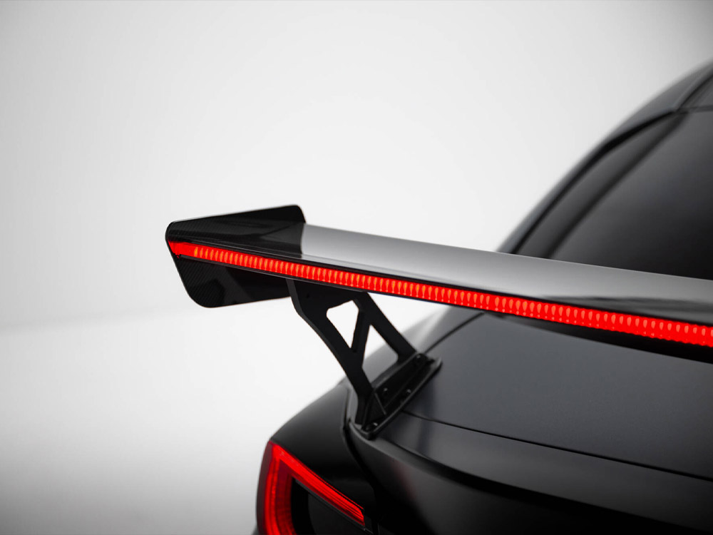 Carbon Spoiler With External Brackets Uprights + LED Toyota GR86 - 7 