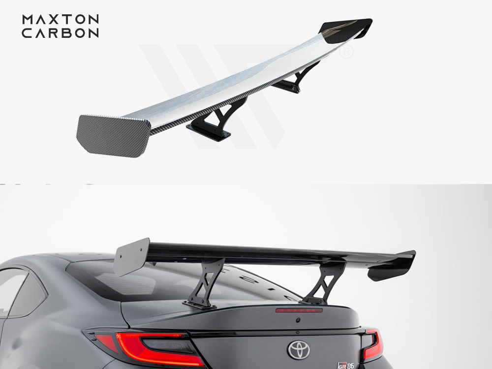 Carbon Spoiler With Internal Brackets Uprights Toyota GR86 - 1 