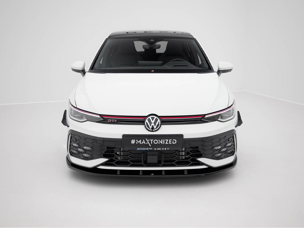 Front Splitter V.2 Volkswagen Golf GTI / GTE / R-Line Mk8 Facelift - 3 