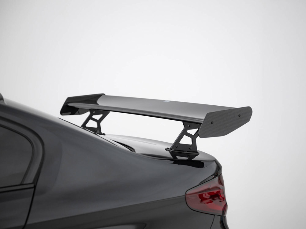 Carbon Spoiler With Internal Brackets Uprights + LED BMW 5 / M5 Sedan G30 / F90 - 8 