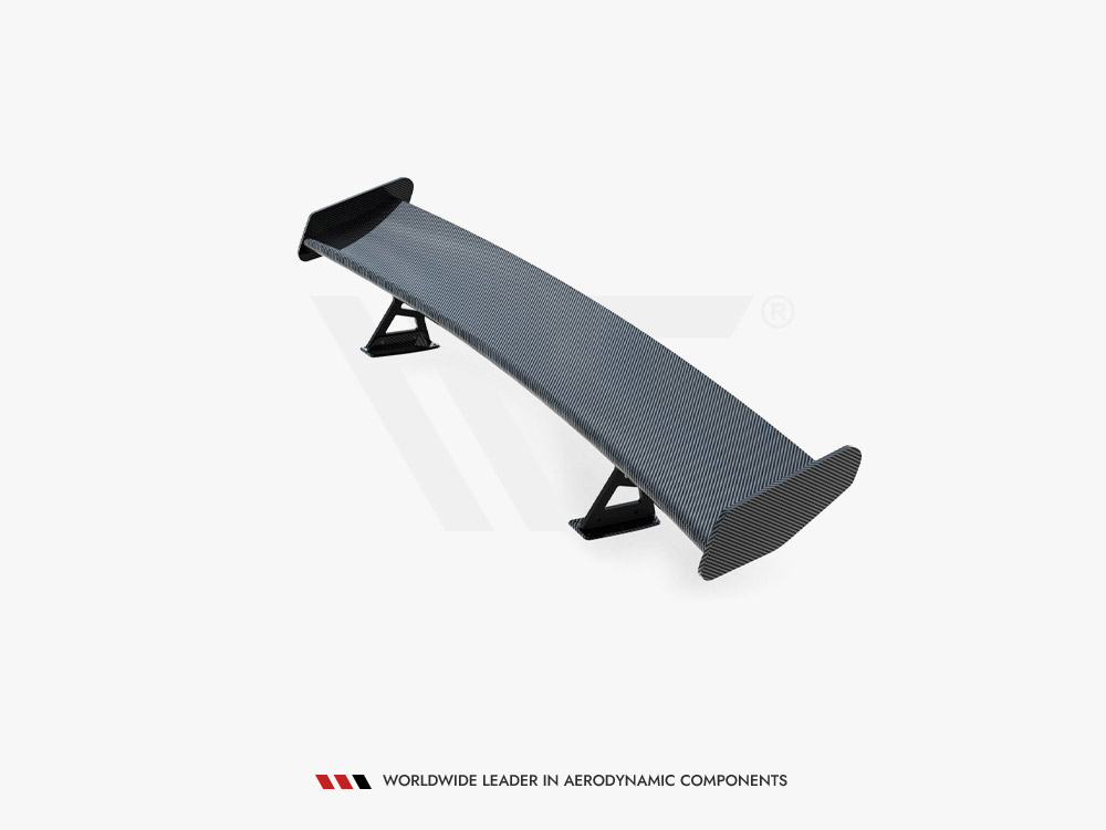 Carbon Spoiler With Internal Brackets Uprights + LED BMW 5 / M5 Sedan G30 / F90 - 12 