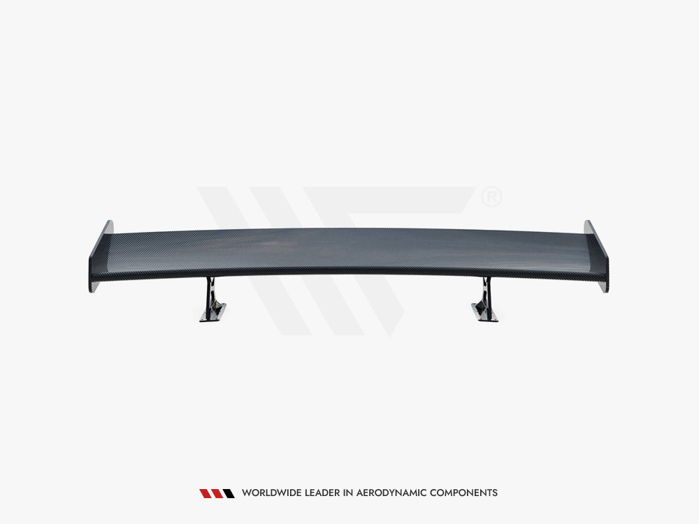 Carbon Spoiler With Internal Brackets Uprights + LED BMW 5 / M5 Sedan G30 / F90 - 16 