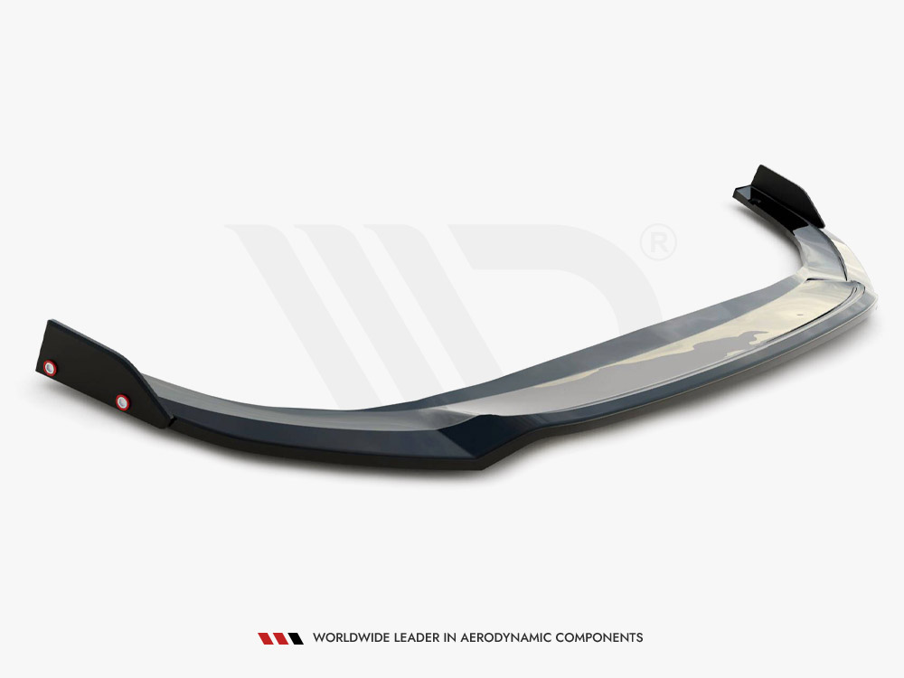 Front Splitter V.3 + Flaps Volkswagen Golf GTI / GTE / R-Line Mk8 Facelift - 5 